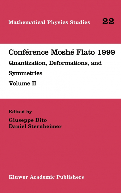 Conférence Moshé Flato 1999
