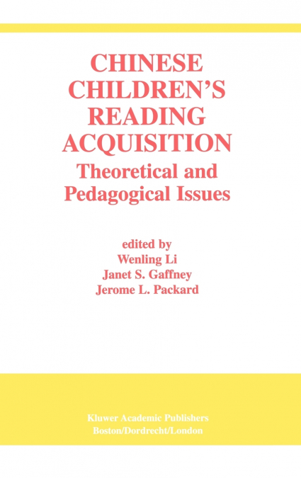 Chinese Children S Reading Acquisition