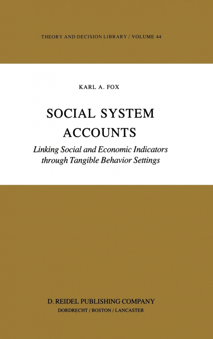 Social System Accounts