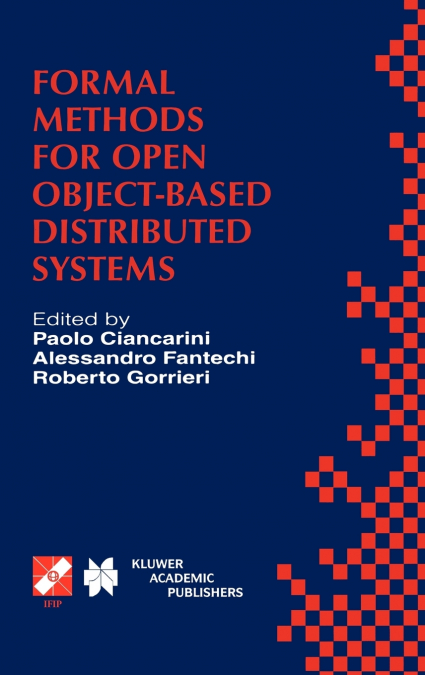 Formal Methods for Open Object-Based Distributed Systems