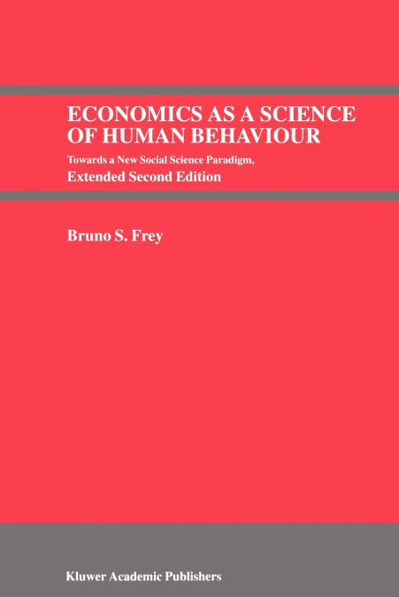 Economics as a Science of Human Behaviour