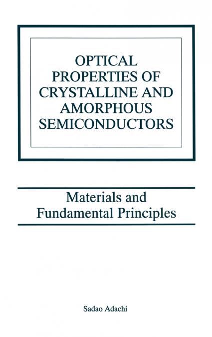 Optical Properties of Crystalline Amorphous Semiconductors