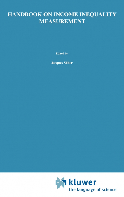 Handbook of Income Inequality Measurement