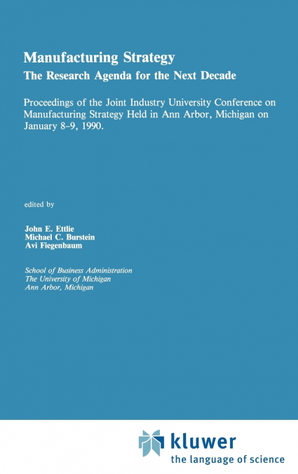 Manufacturing Strategy