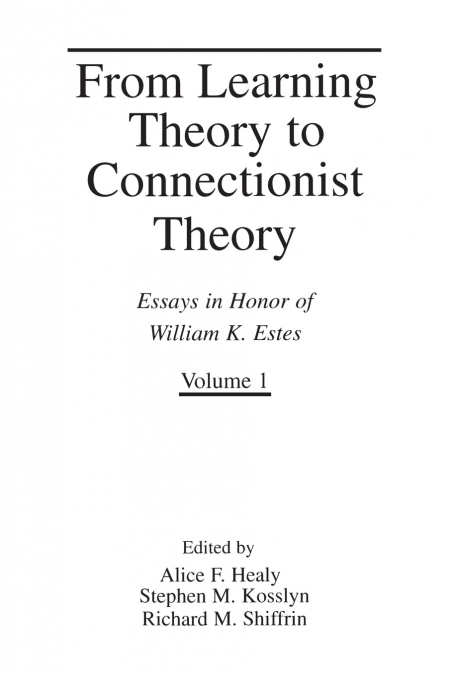 From Learning Theory to Connectionist Theory