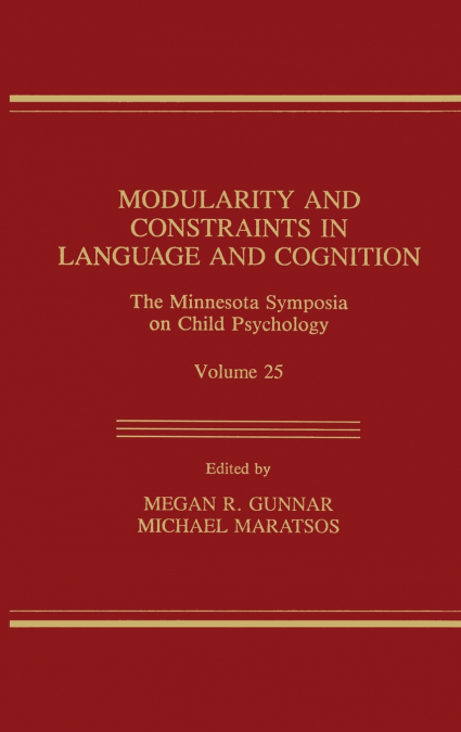 Modularity and Constraints in Language and Cognition