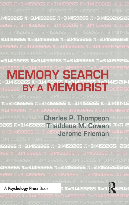 Memory Search By A Memorist