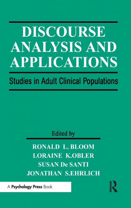 Discourse Analysis and Applications
