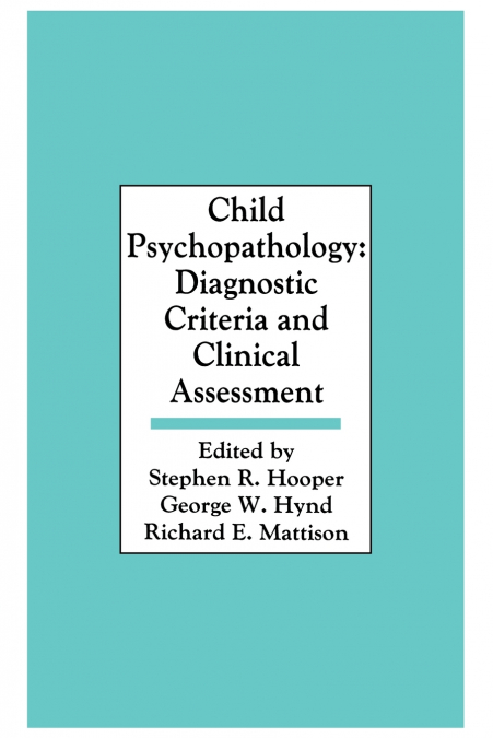 Child Psychopathology
