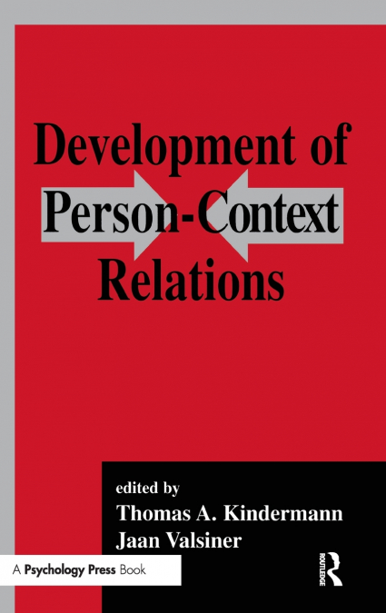Development of Person-context Relations