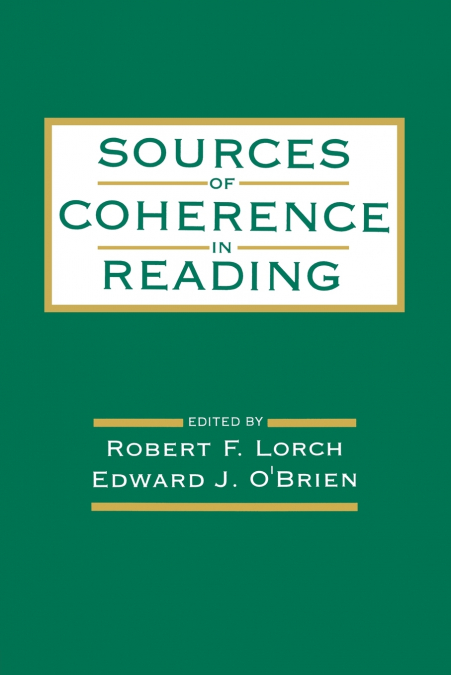 Sources of Coherence in Reading