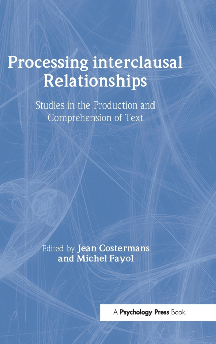 Processing interclausal Relationships