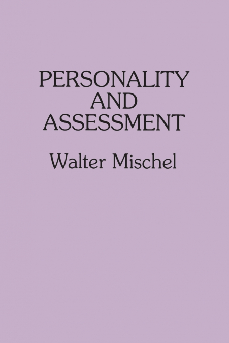 Personality and Assessment