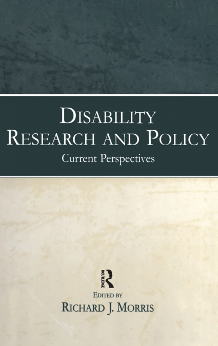 Disability Research and Policy