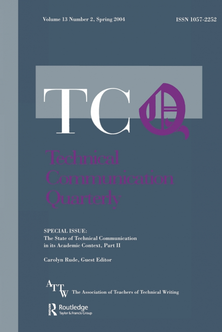The State of Technical Communication in Its Academic Context