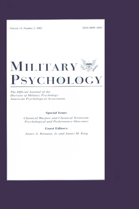 Chemical Warfare and Chemical Terrorism
