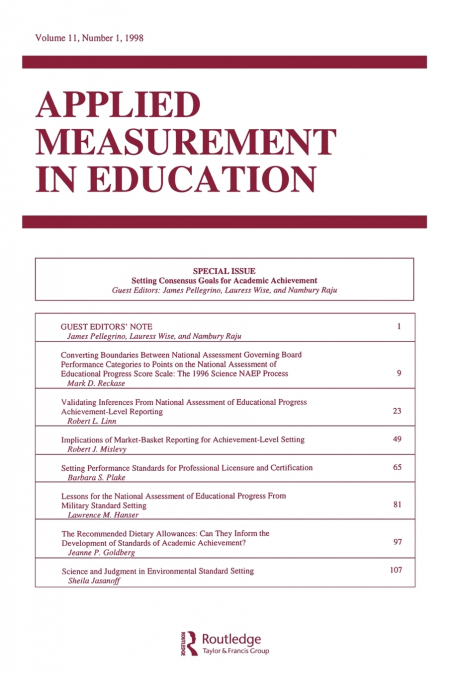 Setting Consensus Goals for Academic Achievement