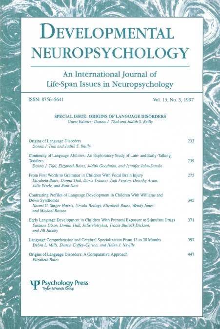 Origins of Language Disorders