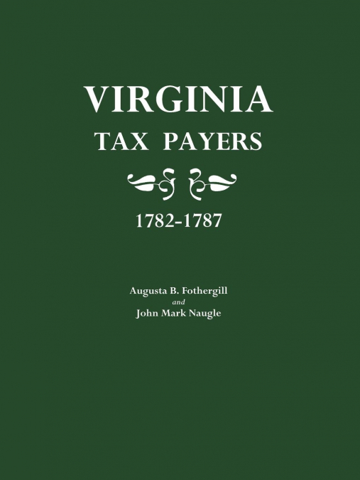 Virginia Tax Payers 1782-1787