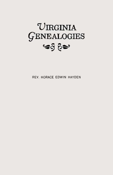 Virginia Genealogies