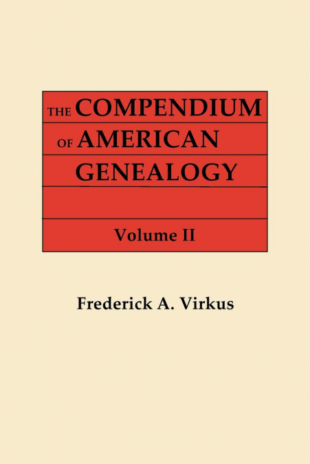 Compendium of American Genealogy