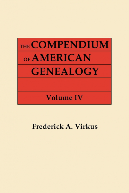 Compendium of American Genealogy