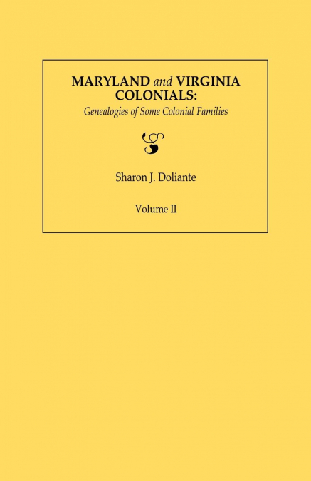 Maryland and Virginia Colonials