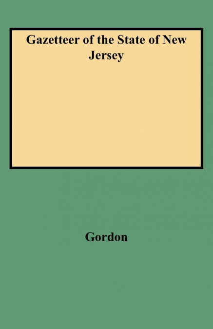 Gazetteer of the State of New Jersey