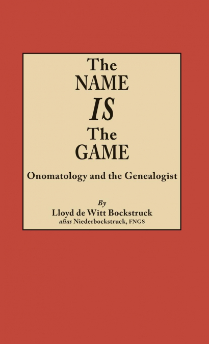 Name Is the Game