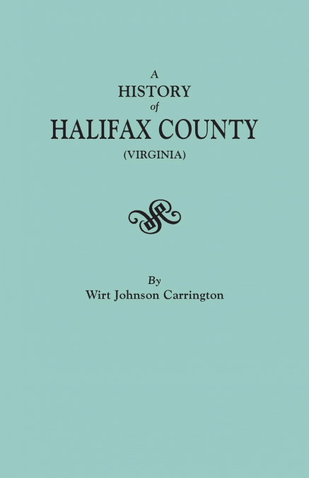 History of Halifax County, Virginia