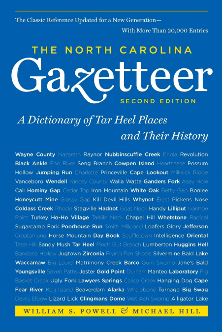 The North Carolina Gazetteer, 2nd Ed