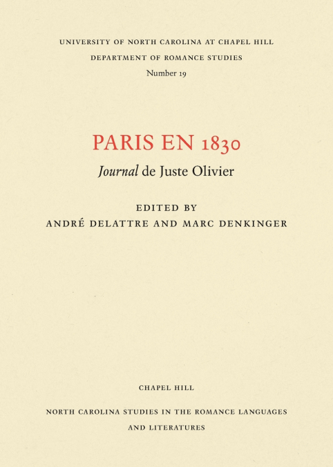 Paris en 1830