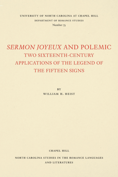 Sermon Joyeux and Polemic