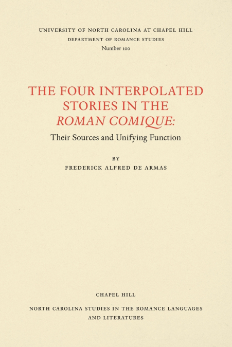 The Four Interpolated Stories in the Roman Comique