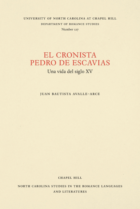 El cronista Pedro de Escavias