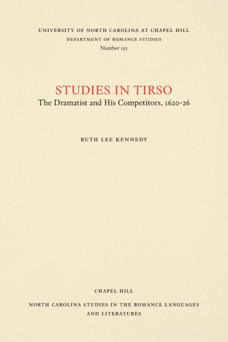 Studies in Tirso