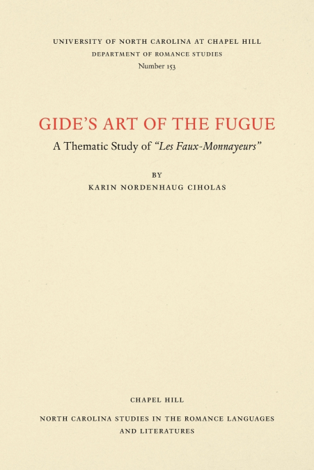 Gide’s Art of the Fugue