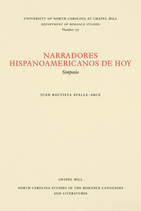 Narradores hispanoamericanos de hoy