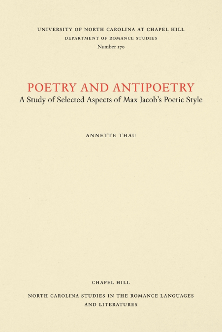Poetry and Antipoetry
