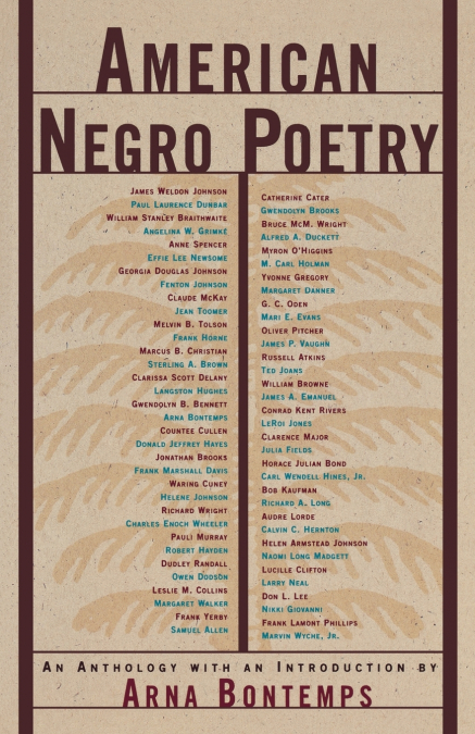 American Negro Poetry