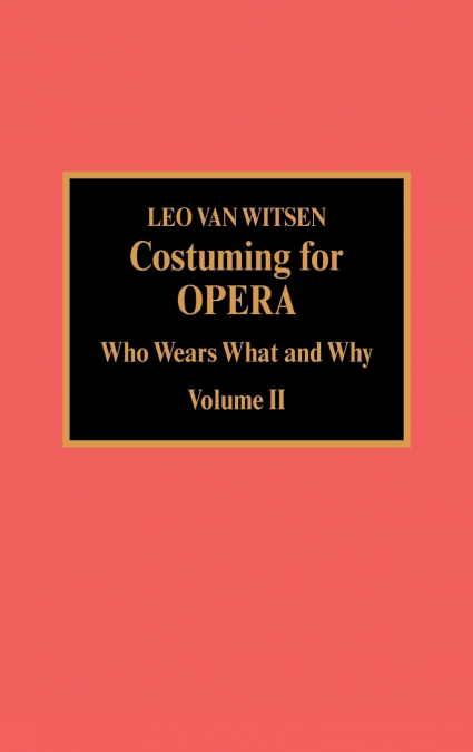 Costuming for Opera