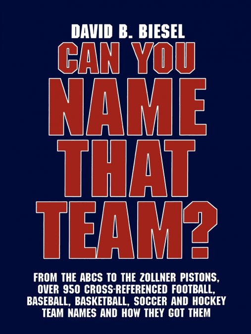 Can You Name that Team?