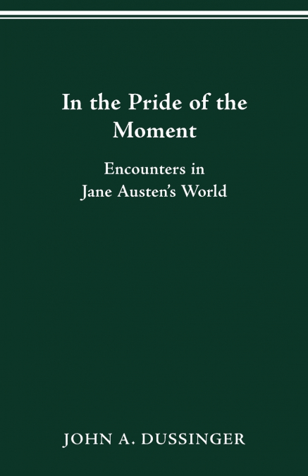 In the Pride of the Moment