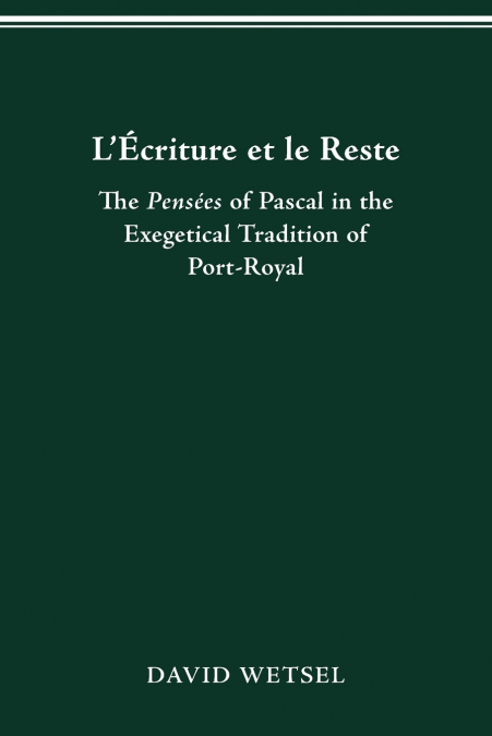 L’Écriture et le Reste