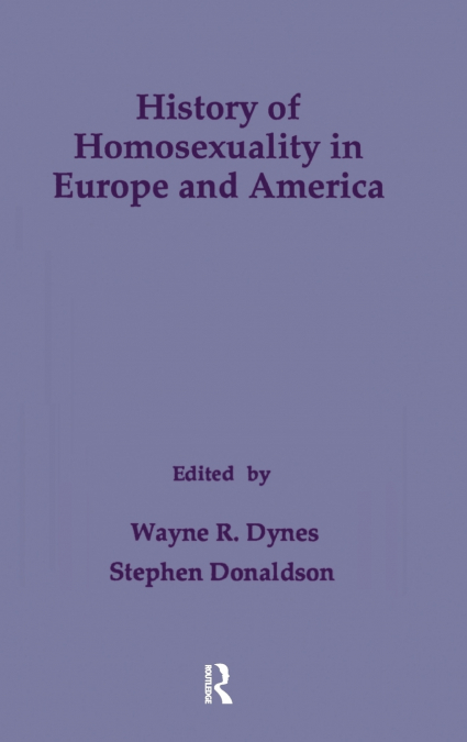 History of Homosexuality in Europe & America