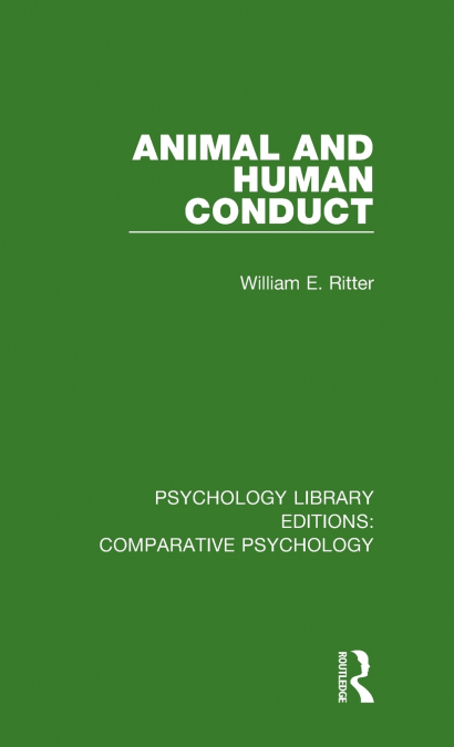 Animal and Human Conduct