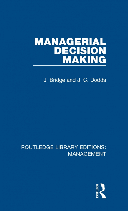 Managerial Decision Making