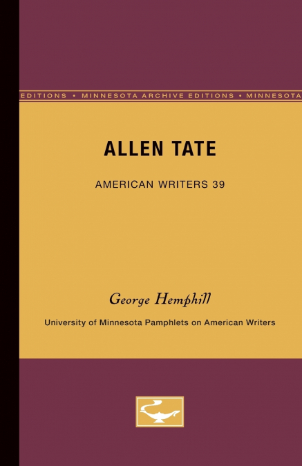 Allen Tate - American Writers 39