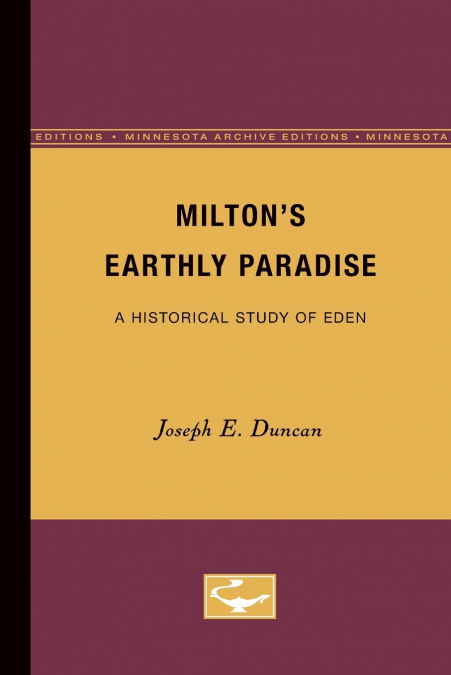 Milton’s Earthly Paradise