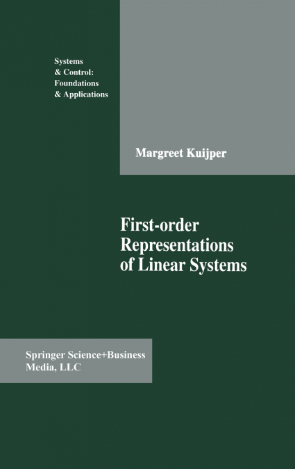 First-order Representations of Linear Systems